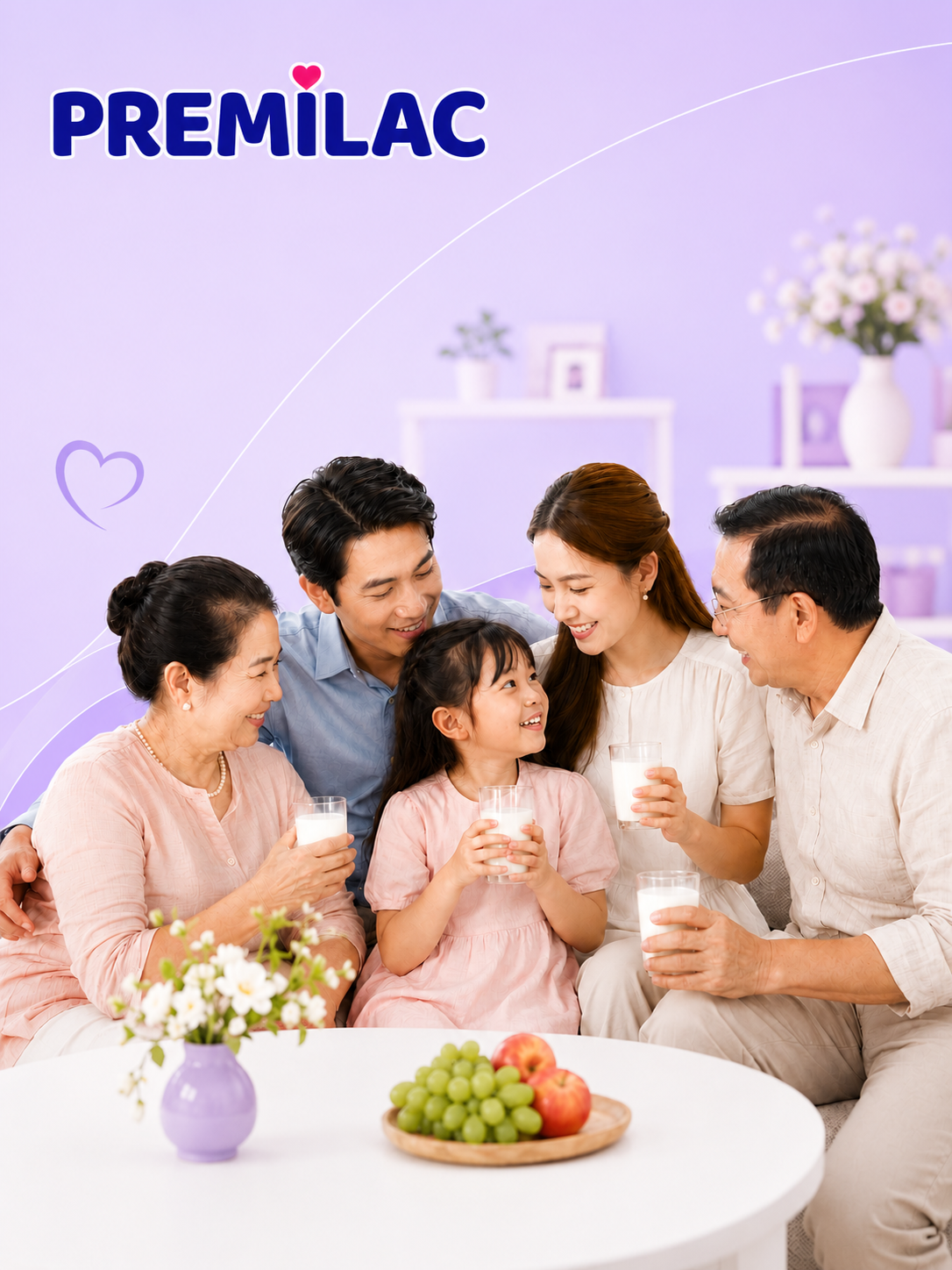 Sản phẩm Premilac dành cho cả Gia đình