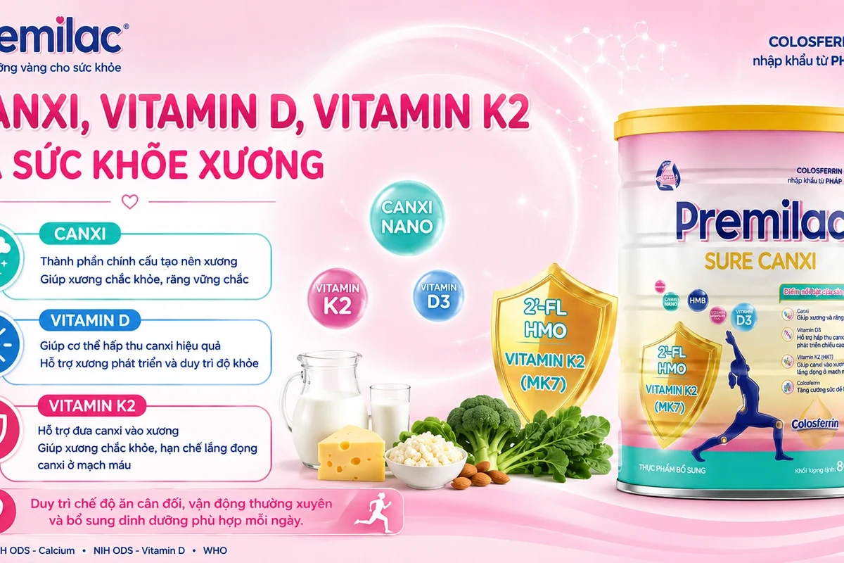 Chăm sóc sức khỏe xương sau tuổi 40: không chỉ là uống canxi