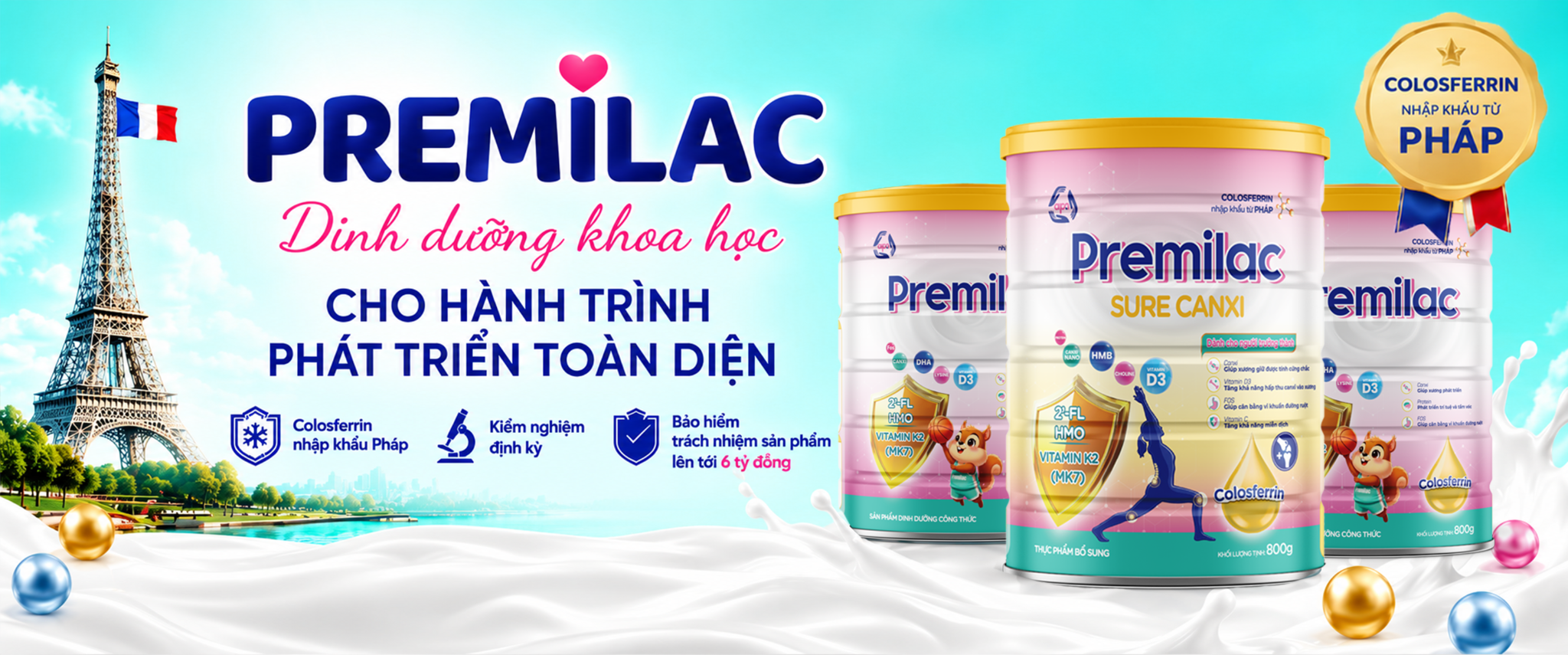 Premilac - Dinh dưỡng khoa học cho hành trình phát triển toàn diện